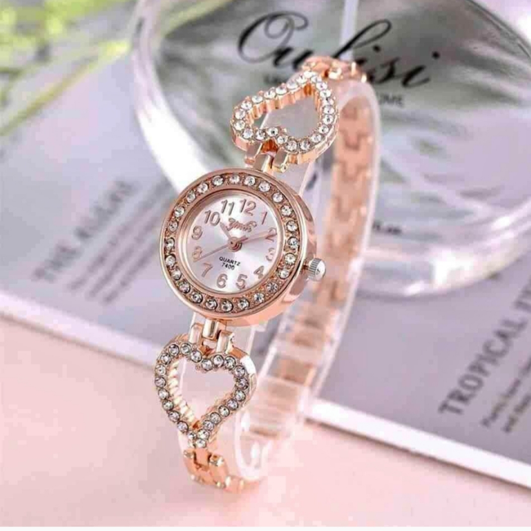 MB333 Beike Love Rhinestone Quartz Bracelets Watches For Women